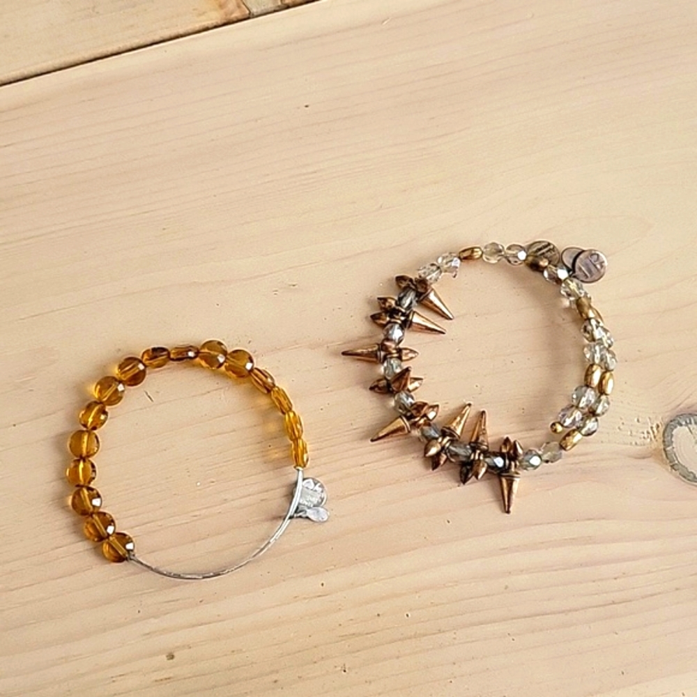 Alex and Ani Bracelets- Vintage 66 & Beaded Wrap Bracelets
